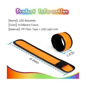 Amarlozn Pulsera intermitente iluminada para niños que_4