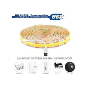 luces LED USB de 5 V de 4.9 pies a 480 LED tira de luz_3