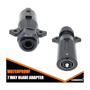 CARROFIX Conector de remolque redondo de 7 vías resistente_6