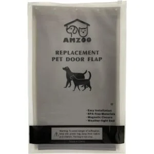 AMZOO Solapa de repuesto para puerta de perromascota_7