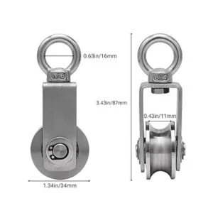 SHINICO Rueda de polea de cable de acero inoxidable_2