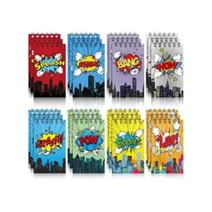 Containlol Paquete de 24 mini cuadernos suministros de_1