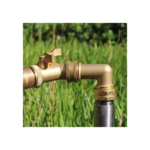 YELUN Conector de codo de manguera de jardín de latón_4