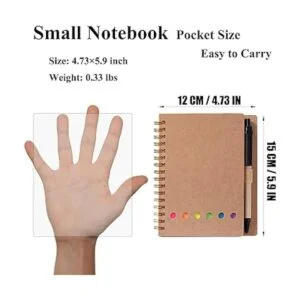 WILFANS Paquete de 3 almohadillas en espiral para cuaderno_6