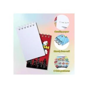 Containlol Paquete de 24 mini cuadernos suministros de_3