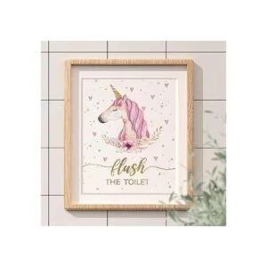 Decoración de baño de unicornio divertido unicornio_2