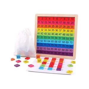 GEMEM Montessori de madera para contar con cientos de_1