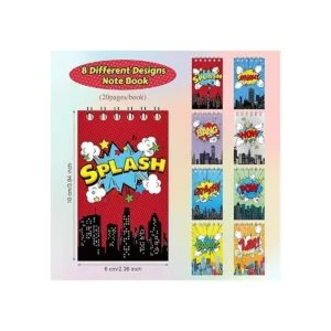 Containlol Paquete de 24 mini cuadernos suministros de_2