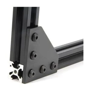 Zeberoxyz 4 unidskit negro forma de L placa de soporte de_7