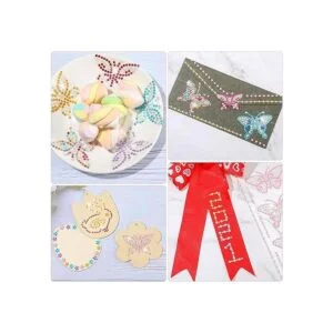 40 pegatinas de mariposa con diamantes de imitación_5