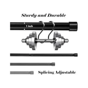 Barras de cortina para ventanas de 30 a 62 pulgadas juego_3