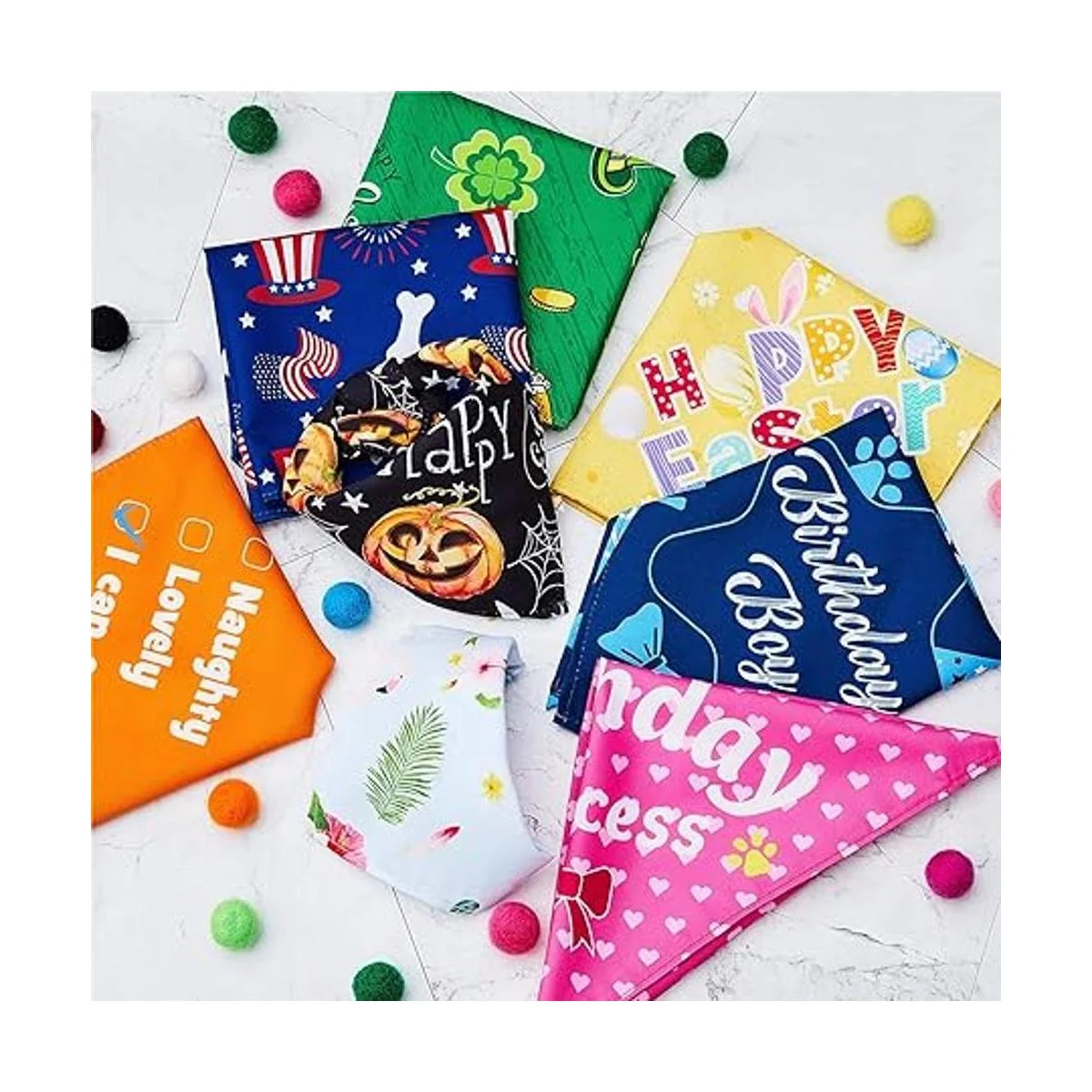 12 bandanas navideñas para perro Halloween bufanda día_4