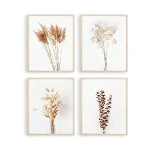 heilkee Arte de pared bohemio de hierba de pampas_1