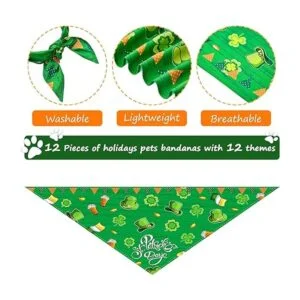 12 bandanas navideñas para perro Halloween bufanda día_2