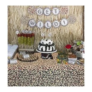 5 fundas de mesa de leopardo mantel con estampado de_3