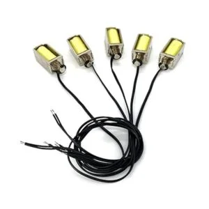 5 piezas CC 12 V 0.157 in de carrera mini tipo empuje y_2