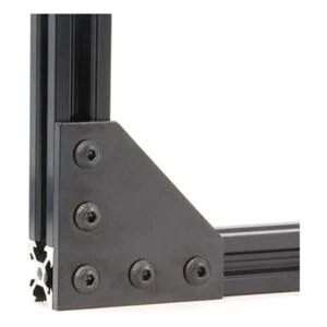 Zeberoxyz 4 unidskit negro forma de L placa de soporte de_5