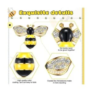 50 dijes de abeja de Navidad adornos de abeja adornos de_3