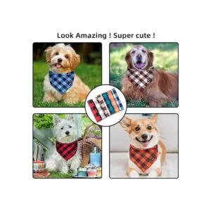 Gofshy Bandanas para perro 6 unidades regalos para_7