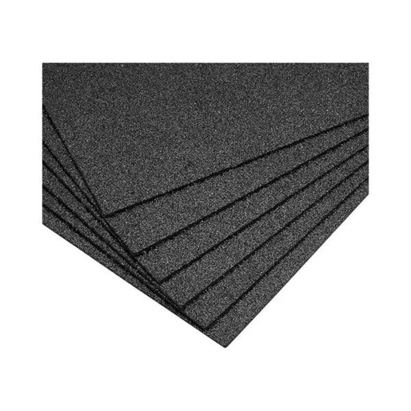 uxcell Hojas de espuma EVA con purpurina negra de 11 x 8_5