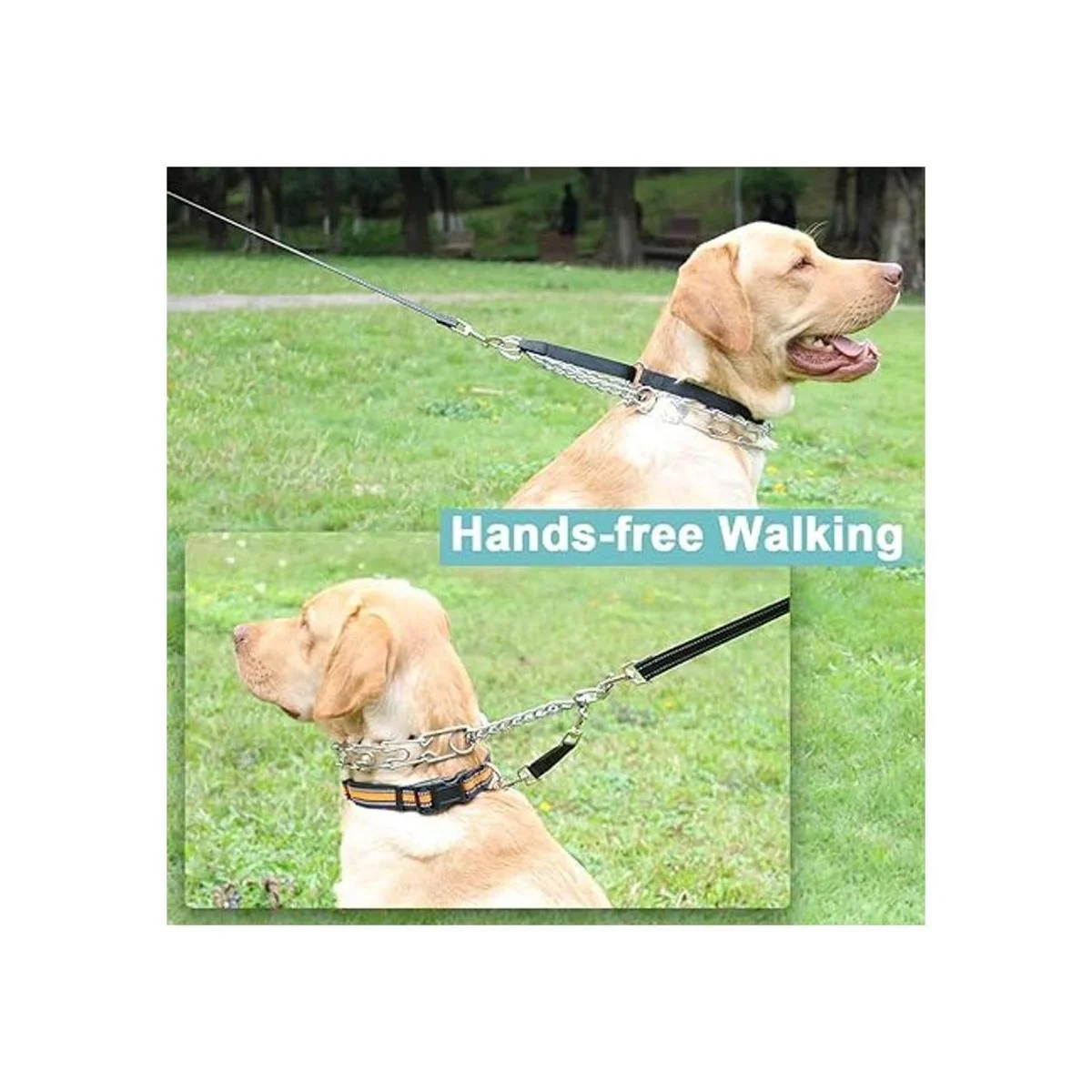 Cuello y clip de seguridad para collar de garras XL negro_7