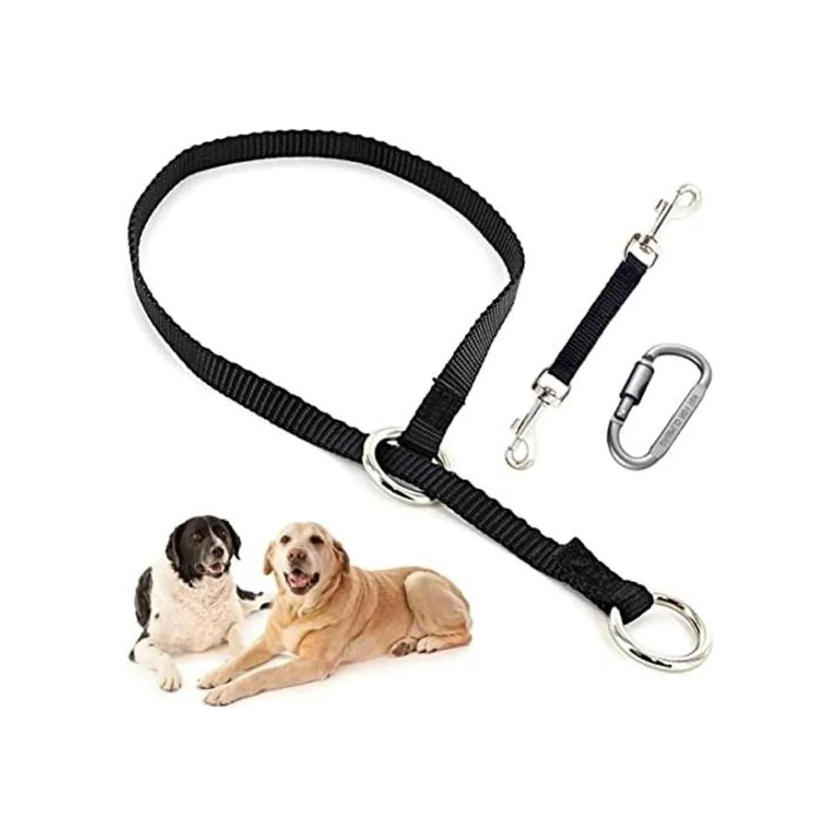 Cuello y clip de seguridad para collar de garras XL negro_1