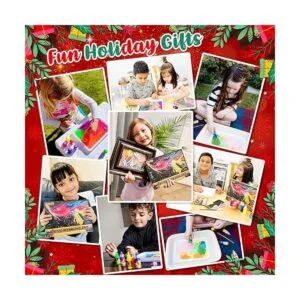 Pintura marmolada de agua para niños arte y manualidades_4