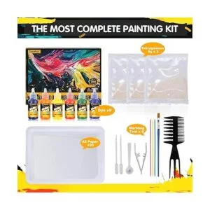 Pintura marmolada de agua para niños arte y manualidades_6