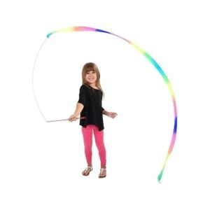 ArtCreativity Juego de 2 varitas de cinta de arco iris_5