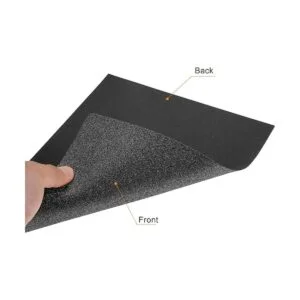 uxcell Hojas de espuma EVA con purpurina negra de 11 x 8_4