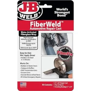 JB Weld FiberWeld Fundición de reparación de automóviles_1