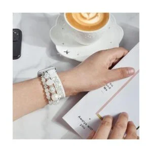 CAGOS Pulsera de abalorios compatible con Apple Watch_4