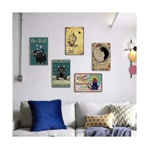 Cartel de metal para caballo y niña cada caballo merece_5