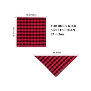 Gofshy Bandanas para perro 6 unidades regalos para_2