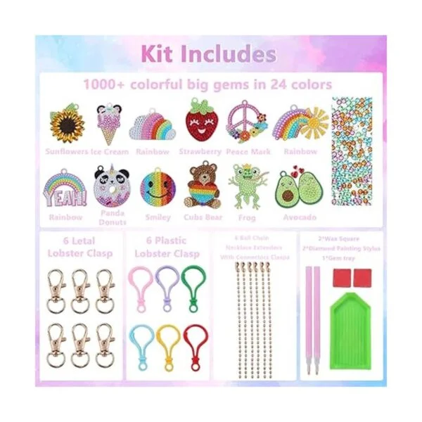 Big Gem Diamond Painting Arts llaveros kits de_4