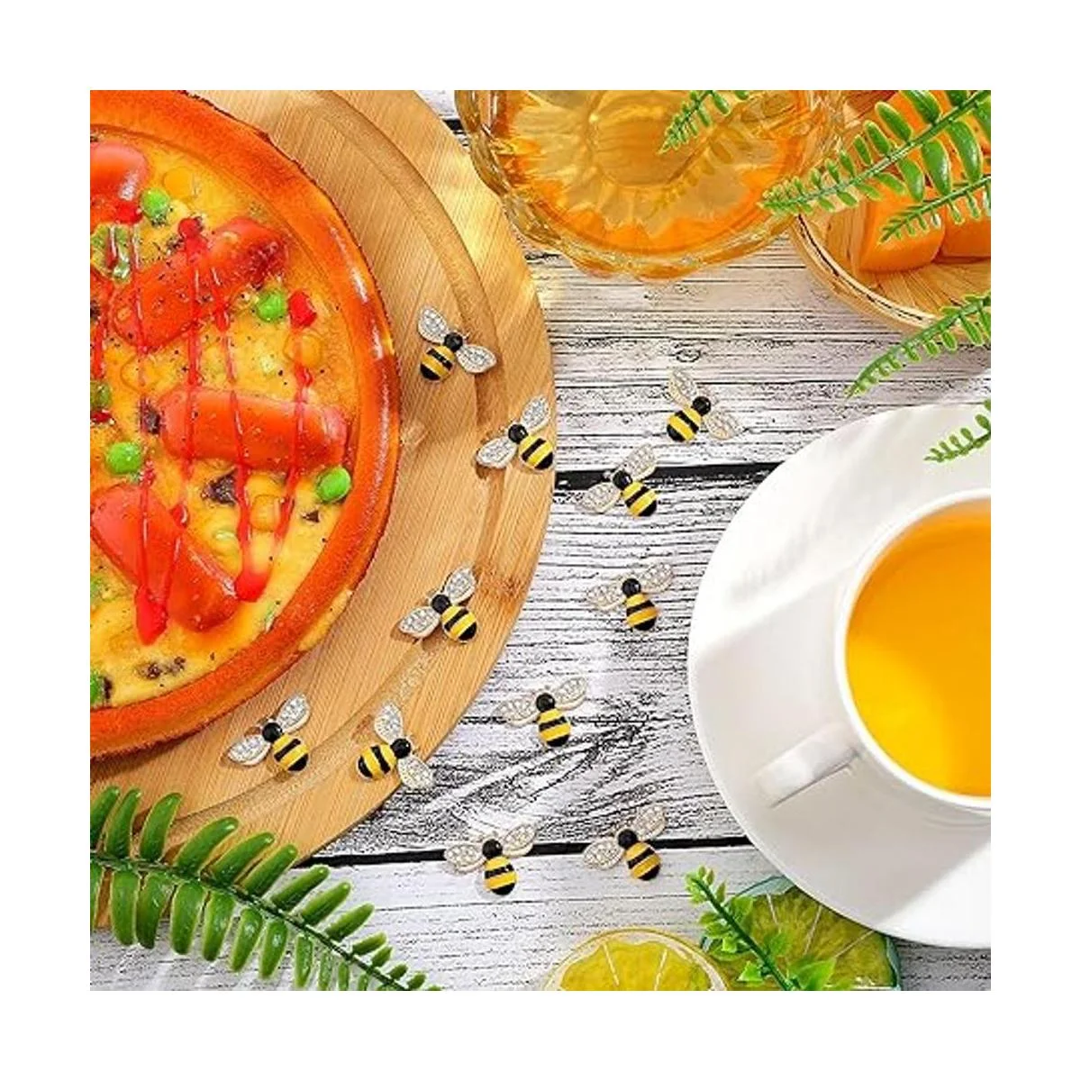 50 dijes de abeja de Navidad adornos de abeja adornos de_5