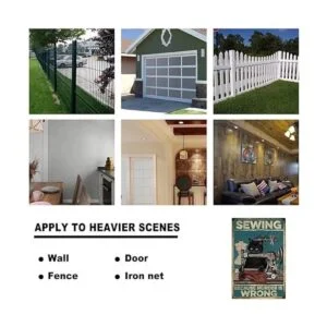 Letrero de metal para decoración de pared con diseño de_6