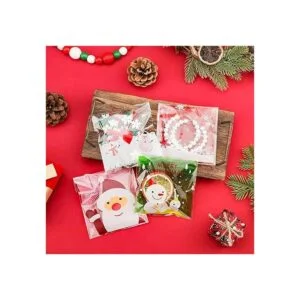 Outus 300 bolsas de celofán de Navidad bolsas de galletas_4