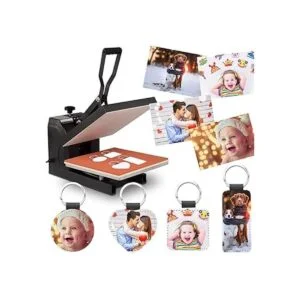 Llaveros de sublimación en blancoLlavero de cuero de_2