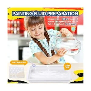 Pintura marmolada de agua para niños arte y manualidades_2