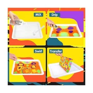 Pintura marmolada de agua para niños arte y manualidades_3