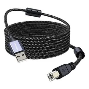 MOSWAG Cable de impresora largo de 164 pies16.4 ft Cable_1