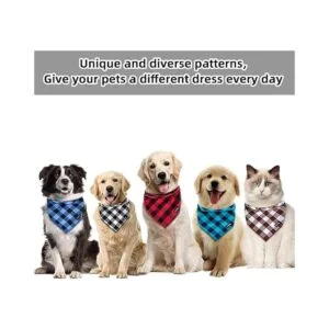 Gofshy Bandanas para perro 6 unidades regalos para_5