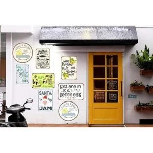 Cartel de metal para caballo y niña cada caballo merece_4