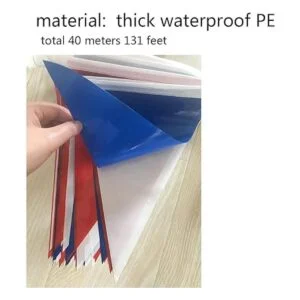 4 de julio 4 decoraciones para fiestas 131.2 ft rojo azul_4