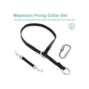 Cuello y clip de seguridad para collar de garras XL negro_6