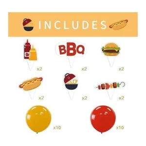 Juego de decoraciones para fiestas de cumpleaños de_4