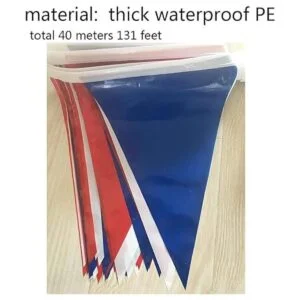 4 de julio 4 decoraciones para fiestas 131.2 ft rojo azul_3