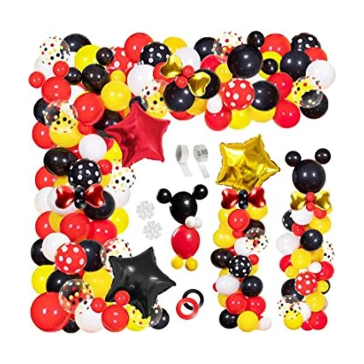 JULLIZ Kit de guirnalda de globos de Mickey Mouse 142_1