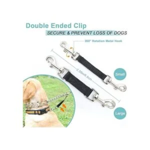 Cuello y clip de seguridad para collar de garras XL negro_4